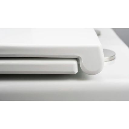 Deante CGRD6ZPW - Viseča WC školjka s sedežem SoftClose ROUND, keramika/bela