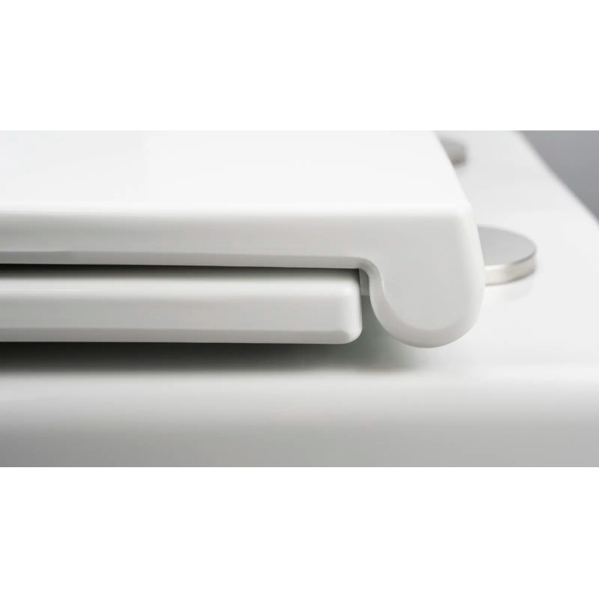 Deante CGRD6ZPW - Viseča WC školjka s sedežem SoftClose ROUND, keramika/bela