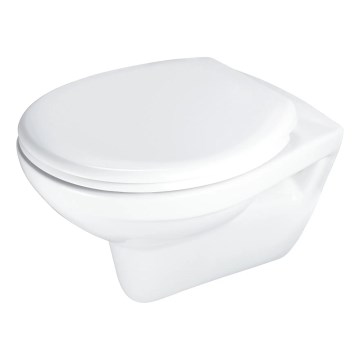 Deante CMOD6SPW - Viseča WC školjka z mehkim zapiranjem sedeža SoftClose BORO keramika/bela