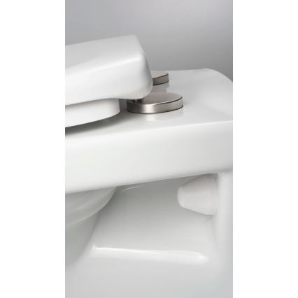 Deante CMOD6SPW - Viseča WC školjka z WC desko BORO keramika/bela