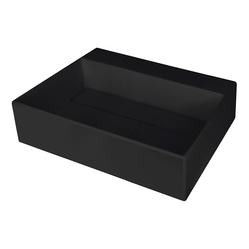 Deante CQR_NU5M - Namizni umivalnik CORREO 40x50 cm granit/črna