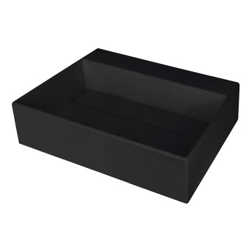 Deante CQR_NU5M - Vgradni umivalnik CORREO 40x50 cm granit/črna