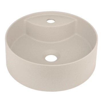 Deante CQS_5U4B - Namizni umivalnik z luknjo SILIA pr. 36 cm granit/bež