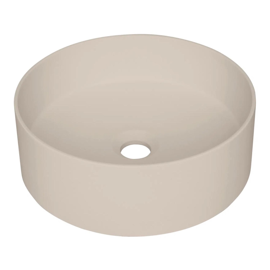 Deante CQS_5U4S - Namizni umivalnik SILIA pr. 36 cm granit/bež