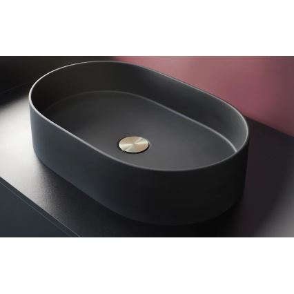 Deante CQS_NU6S - Umivalnik na pult SILIA 35x55 cm granit/črna