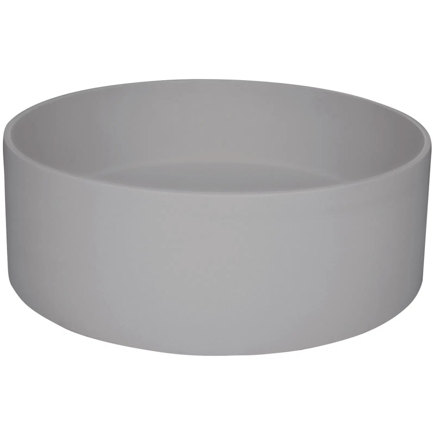 Deante CQS_SU4S - Umivalnik za pult SILIA, premer 36 cm, graniten/metalno siv