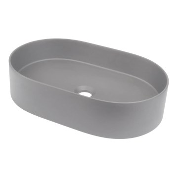 Deante CQS_SU6S - Umivalnik na pult SILIA 35x55 cm granit/metalno siva