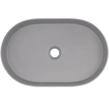 Deante CQS_SU6S - Umivalnik na pult SILIA 35x55 cm granit/metalno siva