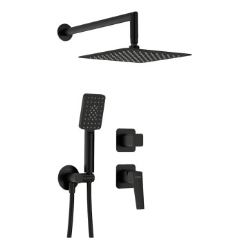 Deante NQL_N9YK - Tuš komplet s podometno baterijo BLUR črna
