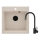 Deante ZQJN5103 - Kuhinjsko korito EVORA 50x50 cm + sink tap z gibljivo roko granit/bež