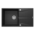 Deante ZRC_211A - Pomivalno korito CORIO 50 x 86 cm, granit/grafit