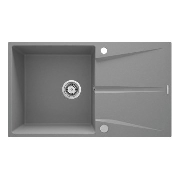 Deante ZRC_S11A - Kuhinjsko korito CORIO 50x86 cm granit/kovinska siva