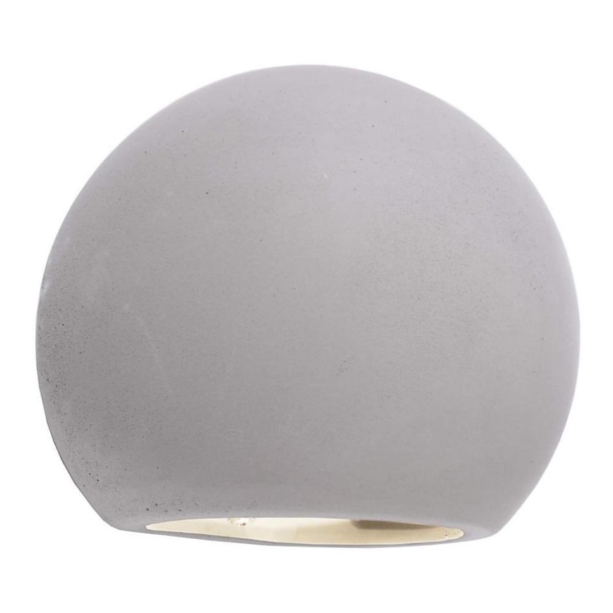 Deko-Light 341177 - Stenska svetilka OSANO 1xG9/25W/230V beton