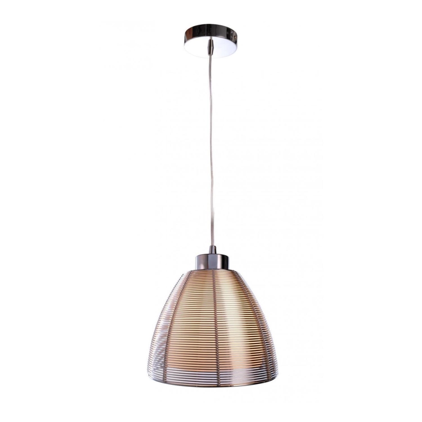 Deko-Light 342025 - Lestenec na vrvici FILO 1xE27/60W/230V pr. 19 cm srebrna