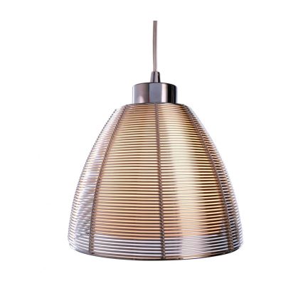 Deko-Light 342025 - Lestenec na vrvici FILO 1xE27/60W/230V pr. 19 cm srebrna