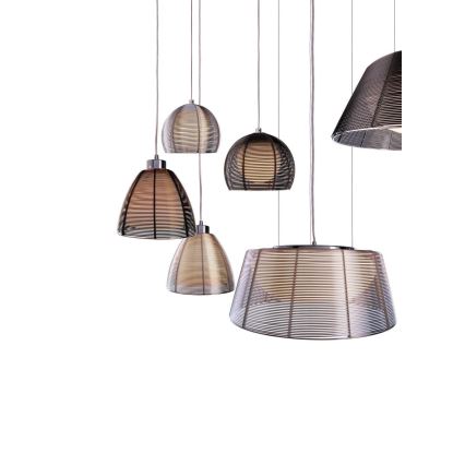 Deko-Light 342025 - Lestenec na vrvici FILO 1xE27/60W/230V pr. 19 cm srebrna
