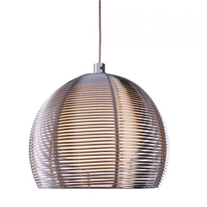 Deko-Light 342029 - Lestenec na vrvici FILO 1xG9/40W/230V pr. 16 cm srebrna