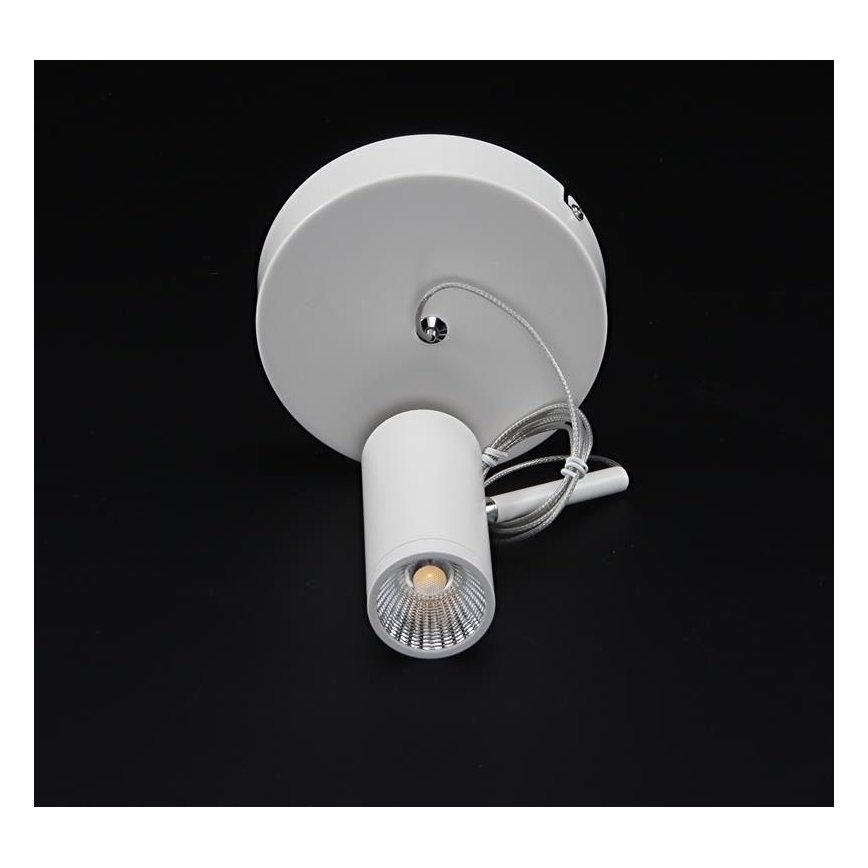 Deko-Light 348037 - LED Zatemnitveni lestenec na vrvici DABIH LED/7,2W/230V 3000K bela