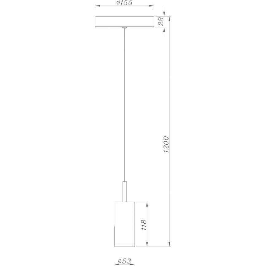 Deko-Light 348037 - LED Zatemnitveni lestenec na vrvici DABIH LED/7,2W/230V 3000K bela