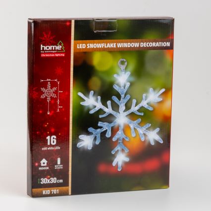 Dekoracija za okna 8xLED/3xAA