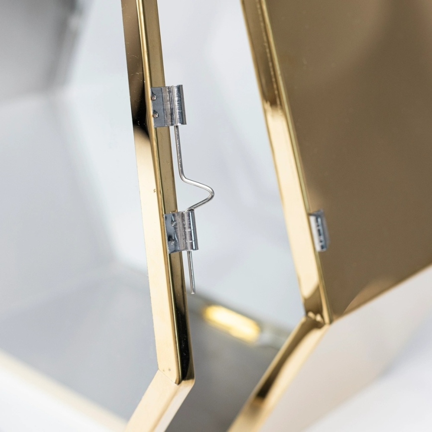 Dekorativna lanterna 34 cm, zlata