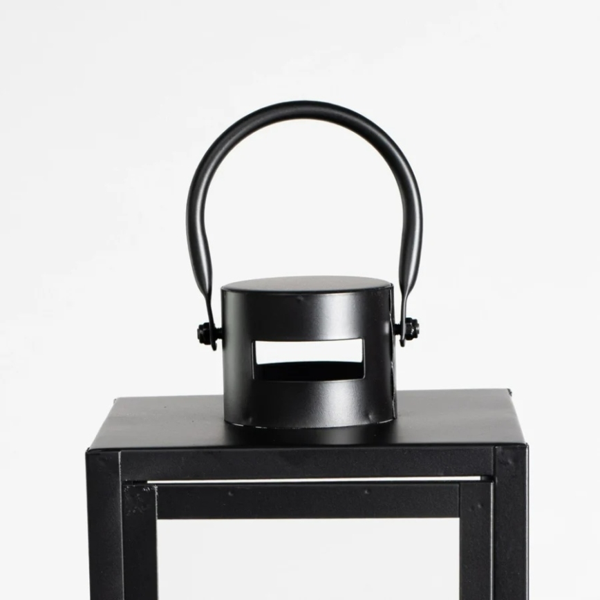 Dekorativna lanterna 38 cm črna