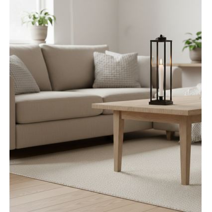 Dekorativna lanterna HALL 34 cm črna
