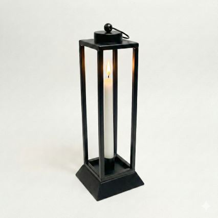 Dekorativna lanterna HALL 45,5 cm črna