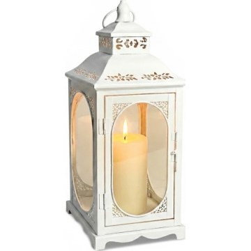 Dekorativna lanterna ROSEHILL 40 cm, bela