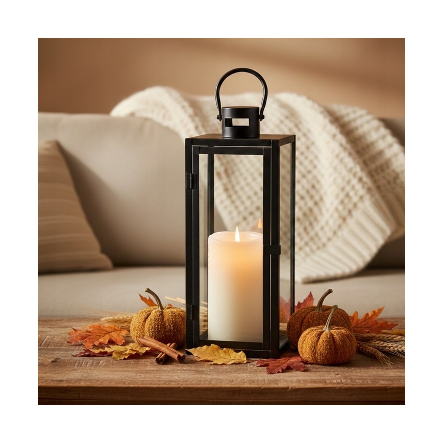 Dekorativna lanterna TOWER 29 cm črna