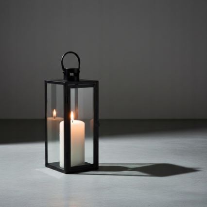 Dekorativna lanterna TOWER 29 cm črna