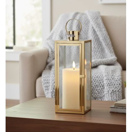 Dekorativna lanterna TOWER 29 cm, zlata