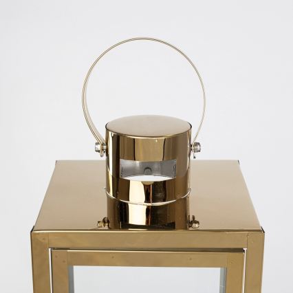 Dekorativna lanterna TOWER 29 cm, zlata
