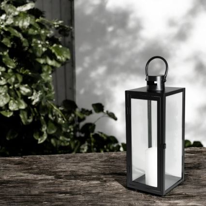 Dekorativna lanterna TOWER 38 cm črna
