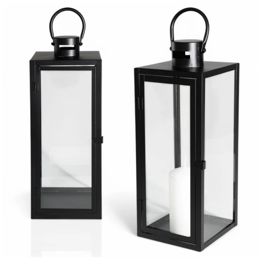 Dekorativna lanterna TOWER 63 cm črna