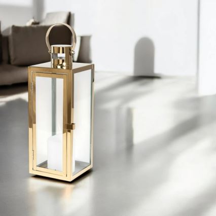 Dekorativna lanterna TOWER 63 cm zlata