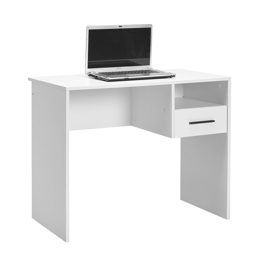 Delovna miza 75x90 cm bela