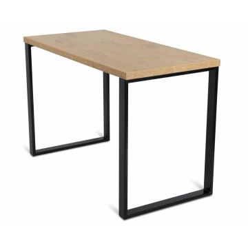 Delovna miza BLAT 120x60 cm črna/rjava