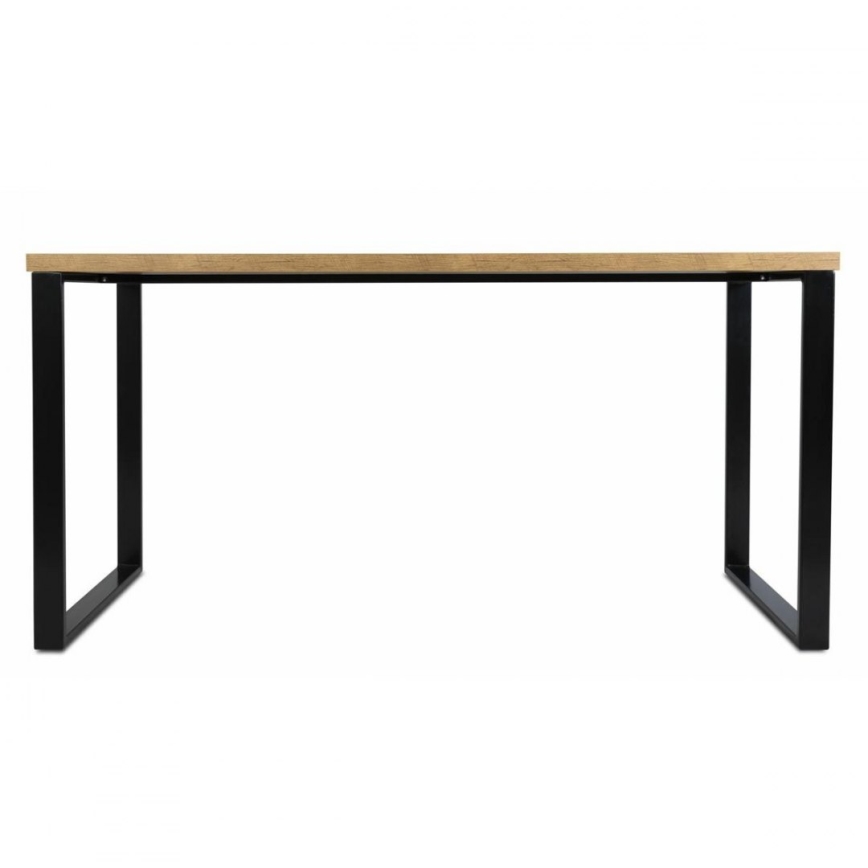 Delovna miza BLAT 160x60 cm črna/rjava
