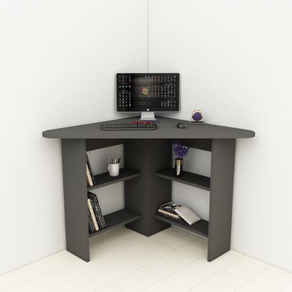 Delovna miza CORNER 73,8x80 cm antracit