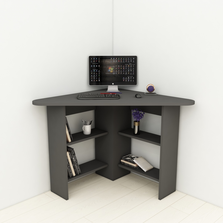 Delovna miza CORNER 73,8x80 cm antracit