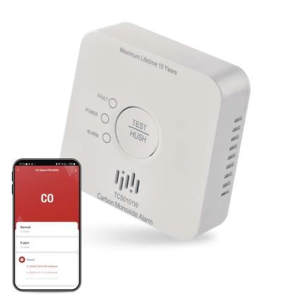 Detektor ogljikovega monoksida GoSmart 2xAA Wi-Fi Tuya
