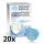 DEXXON MEDICAL Zaščitna maska FFP2 NR pacific modra 20 kom.
