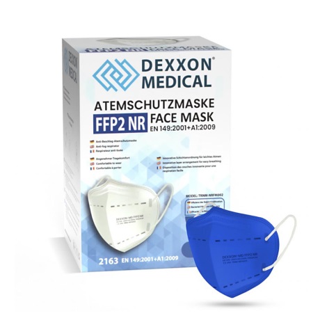 DEXXON MEDICAL Zaščitna maska FFP2 NR temno modra 1 kom.
