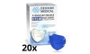 DEXXON MEDICAL Zaščitna maska FFP2 NR temno modra 20 kom.