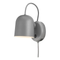 DFTP by Nordlux - stensko reflektorsko svetilo ANGLE z USB priključkom 1xGU10/25W/230V, siva