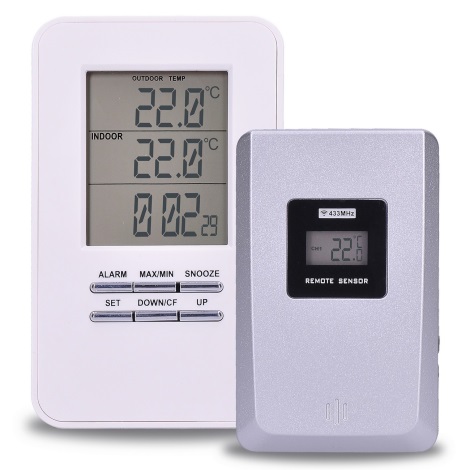 Digitalni termometer s senzorjem 2xAAA