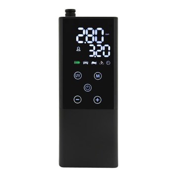 Digitalni žepni kompresor 4000 mAh 5V črna
