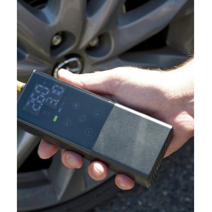 Digitalni žepni kompresor 4000 mAh 5V črna