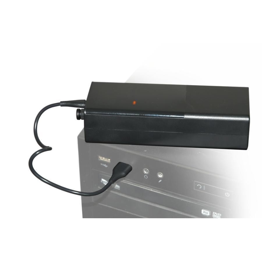 Digitalni žepni kompresor 4000 mAh 5V črna